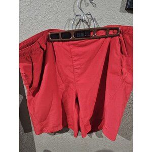 The North Face Red Hiking Shorts Outdoors Lined Men's Large